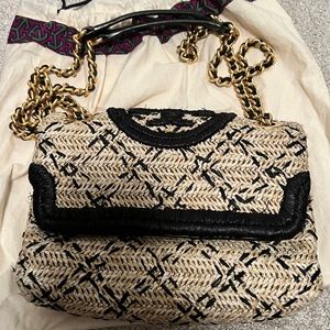 Tory Burch Fleming Straw Bag